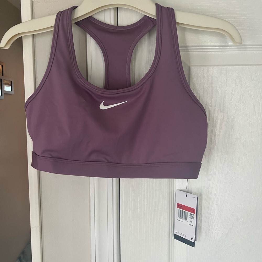 Nike Women's Lavender Sports Bra NEW with tags-Woman Large
